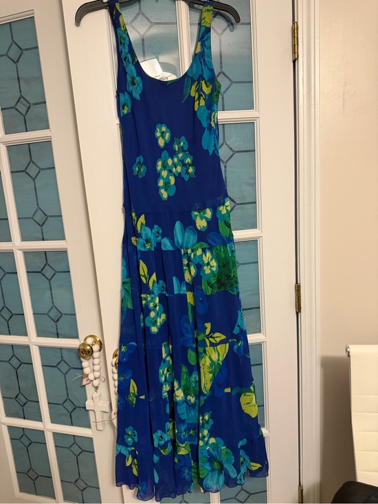 new directions Dresses & Skirts - new directions Blue Floral Maxi Dress